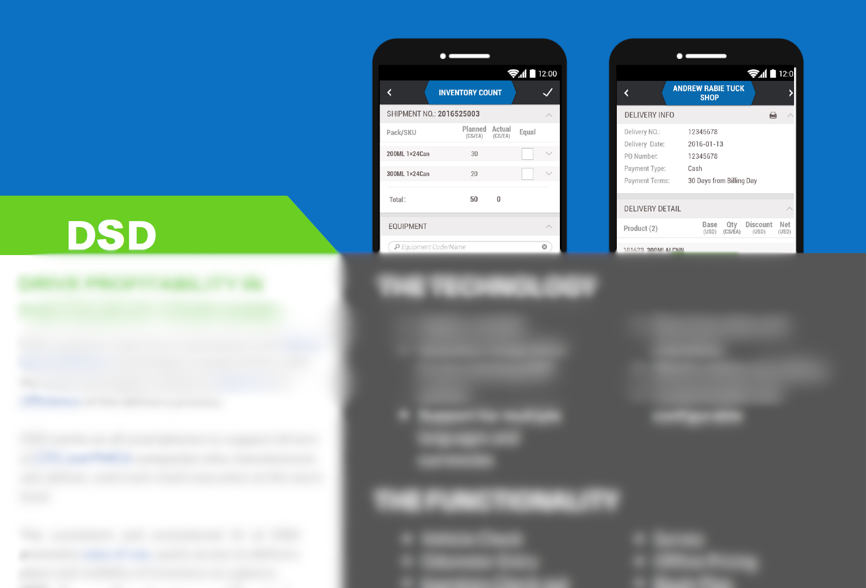 DSD product sheer preview shot