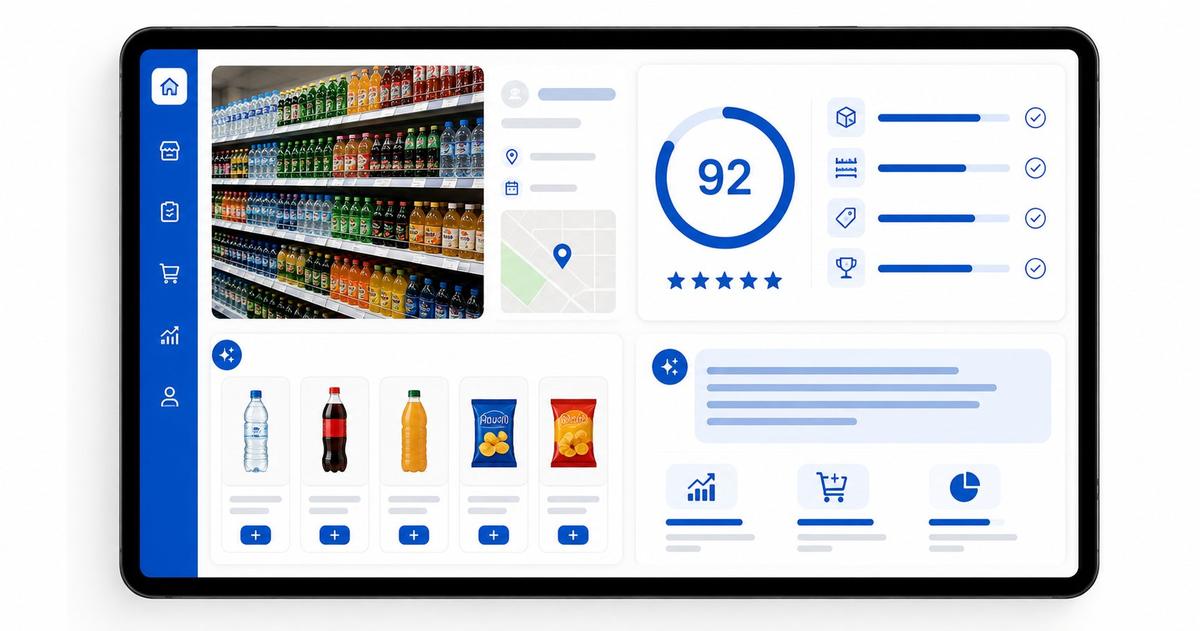 Artificial intelligence in FMCG: AI sell-in suggestion card with a store score